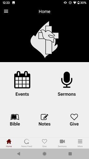 TDWC Church App Screen 2