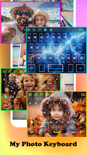 Android application Neon Lightning Keyboard screenshort