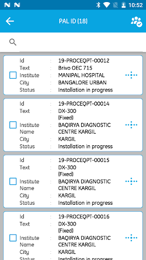 GE Qserve Screen 2