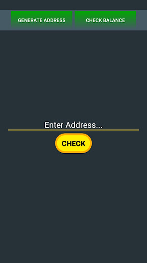 Android application Bitcoin - Check - Generate screenshort