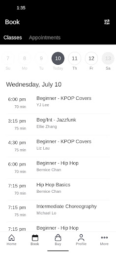 VYbE Dance Company Screen 2