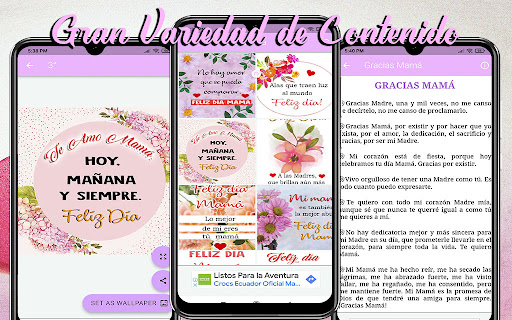 Android application Feliz Día de las Madres screenshort