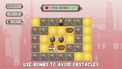 Steampunk Sokoban Puzzle