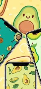 Cute Avocado Wallpaper