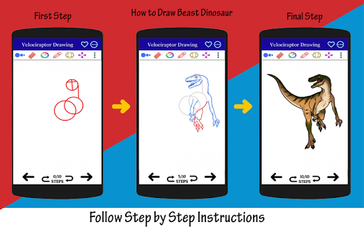 How to Draw Jurassic Dinosaur Screen 2