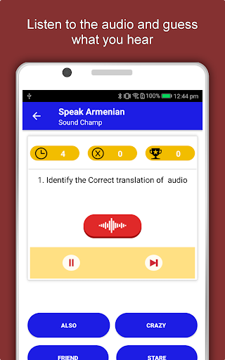 Screenshot of Learn Armenian Language App