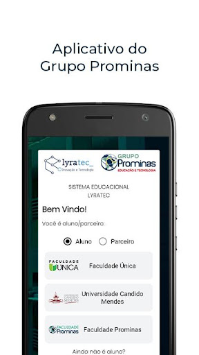 Android application App Prominas screenshort