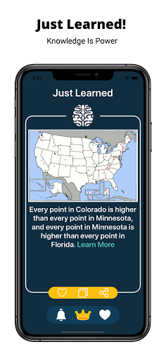 Android application Just Learned screenshort