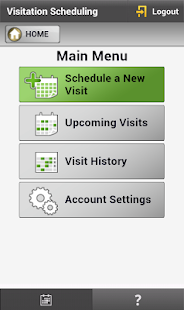 GTL - Schedule Visits (1 of 2) Screenshot