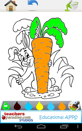 Easter Finger Painting Game Screen 2