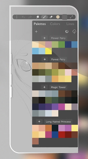 Android application ‎iArtbook Painting Digital App screenshort