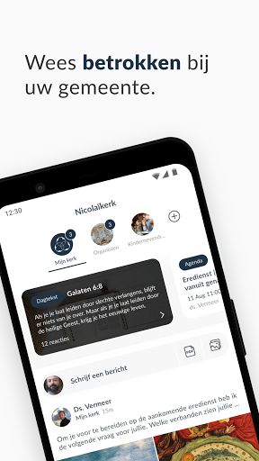 Android application Nicolaïkerk screenshort