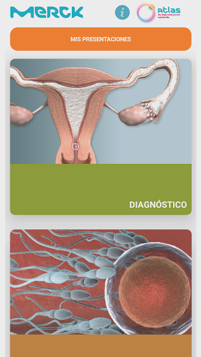 Android application Atlas MERCK RA screenshort