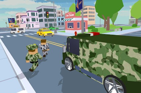 Blocky Army City Rush Racer For PC installation