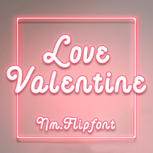 NmLoveValentine™ Latin Flipfon logo