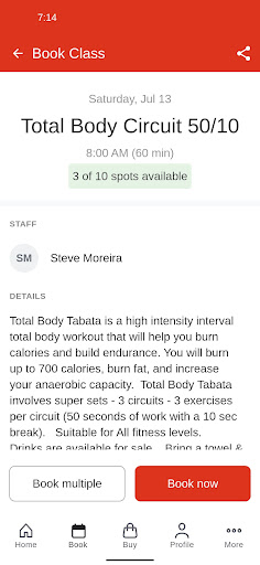 Tabata Ultimate Fitness Screen 3