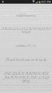 Script Fonts for Android Screenshot