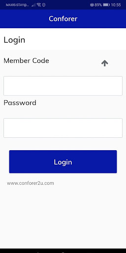Android application Conforer Mobile screenshort
