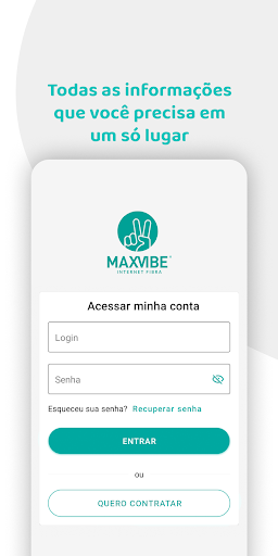 Android application MAXVIBE screenshort