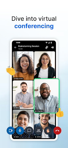 Screenshot of Zoho Meeting - Online Meetings