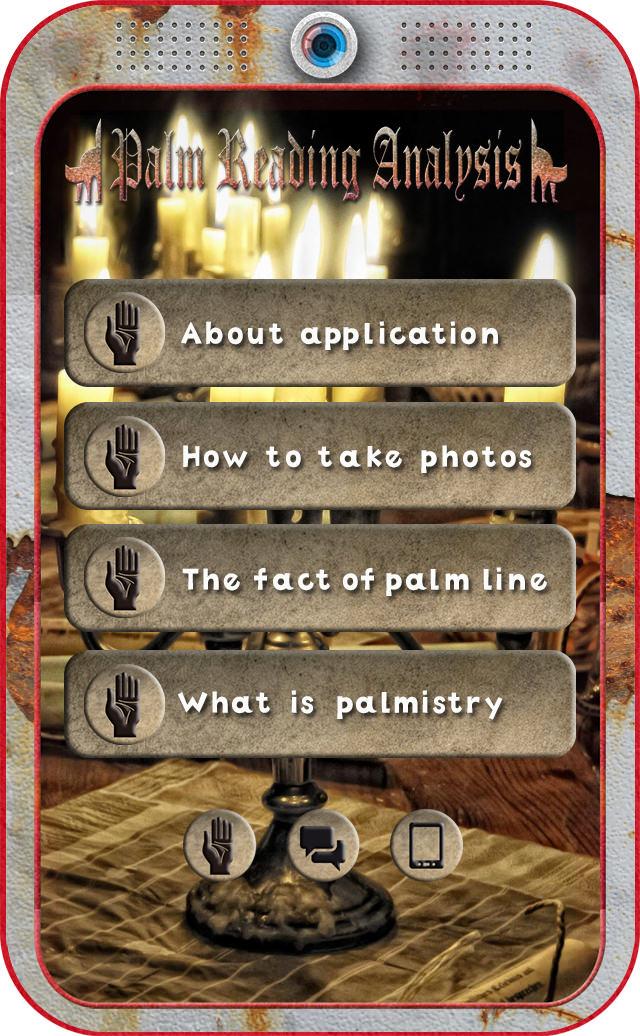 Android application Palm Reading Analysis screenshort