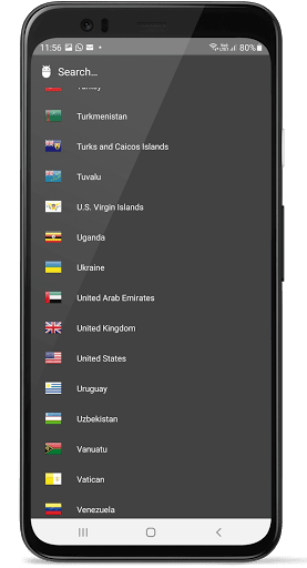 World All Country Details Geo Screen 2
