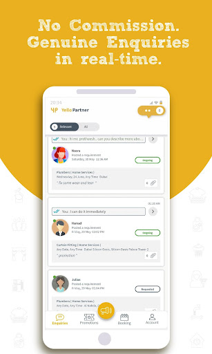 YellowZap Partner Screen 2
