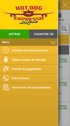 Android application Expresso Move Capão screenshort