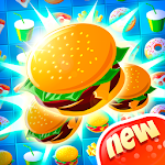 Cover Image of Tải xuống Crush The Burger ! Deluxe Match 3 Game 2.0 APK