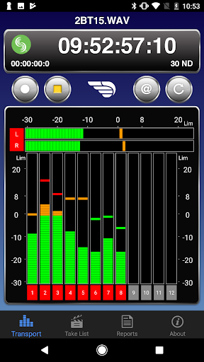 Android application Sound Devices Wingman screenshort