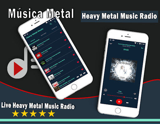 Android application Heavy Metal Music screenshort