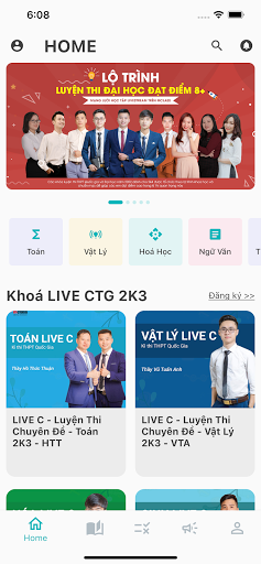Android application Mclass - Lớp học Livestream screenshort