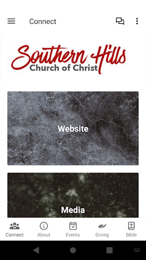 Android application SHCC Bloomington screenshort