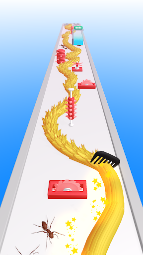 Hair Brush Run Screen 2