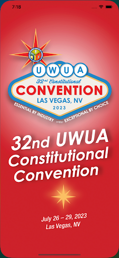 Android application UWUA events 2023 screenshort