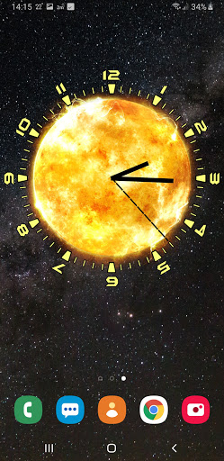 Android application Planets Clockfaces Pack screenshort