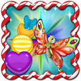 Gummy Butterfly Match 3 New icon