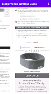 SleepPhones Wireless Guide