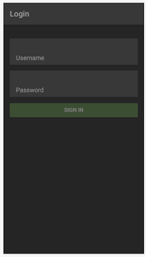 Android application Hours Report screenshort