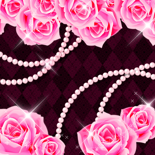 Glitter rose テーマ logo