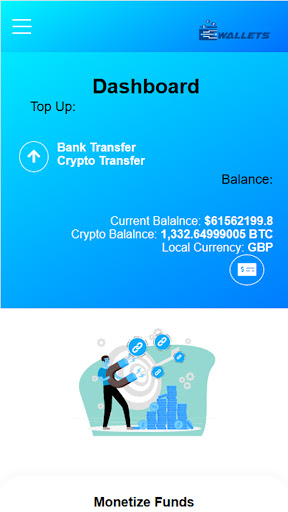Monetize Virtual Wallets Screen 2