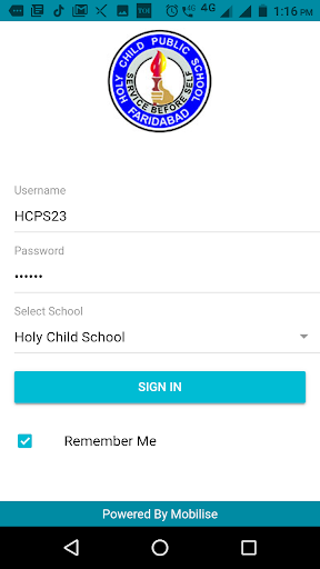 Holy Child Pubilc School Teach Screen 2