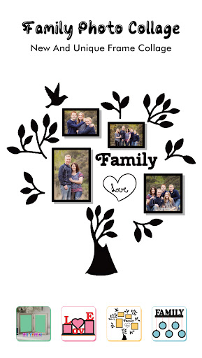 Android application Family Photo Frame & Editor screenshort