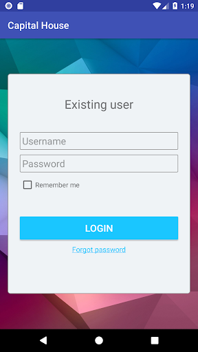 Android application CapitalHouse screenshort