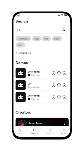 demochart Screen 3