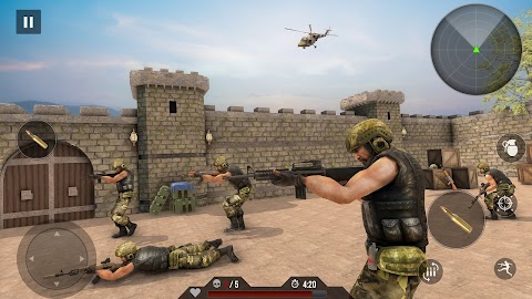 ガン ゲーム オフライン: 戦争シューティング ゲームのおすすめ画像1