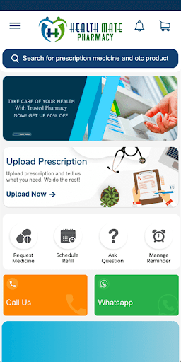 Android application HealthMate-Online Generic Med screenshort