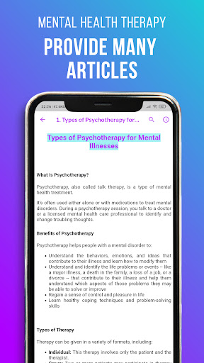 Mental Health Therapy Screen 2