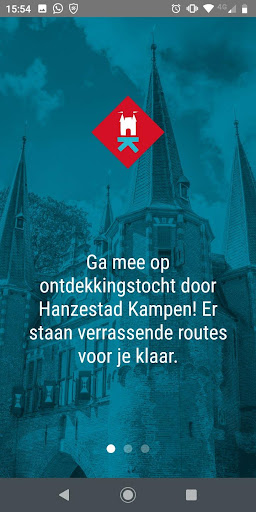 Android application Kampen Stadsgids screenshort