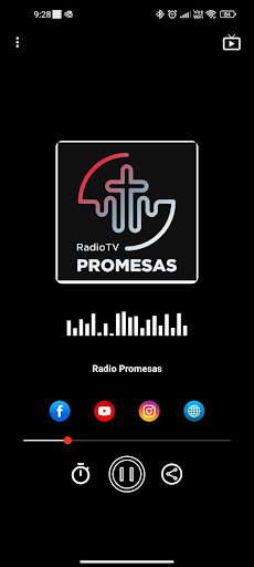 Android application Radio Promesas screenshort